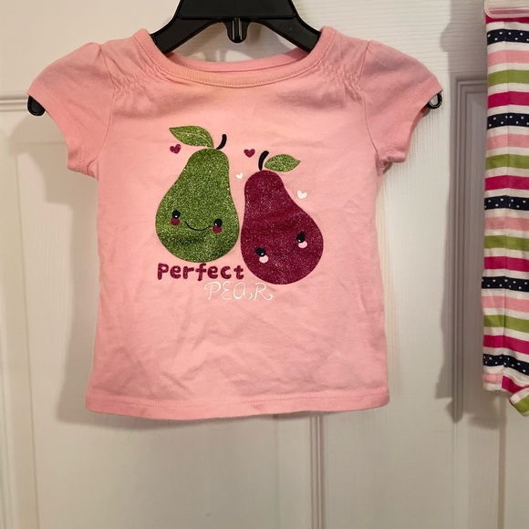 Baby Girls Crazy 8 Perfect Pear Pants Set Size 3-6 Months - Picture 3 of 3